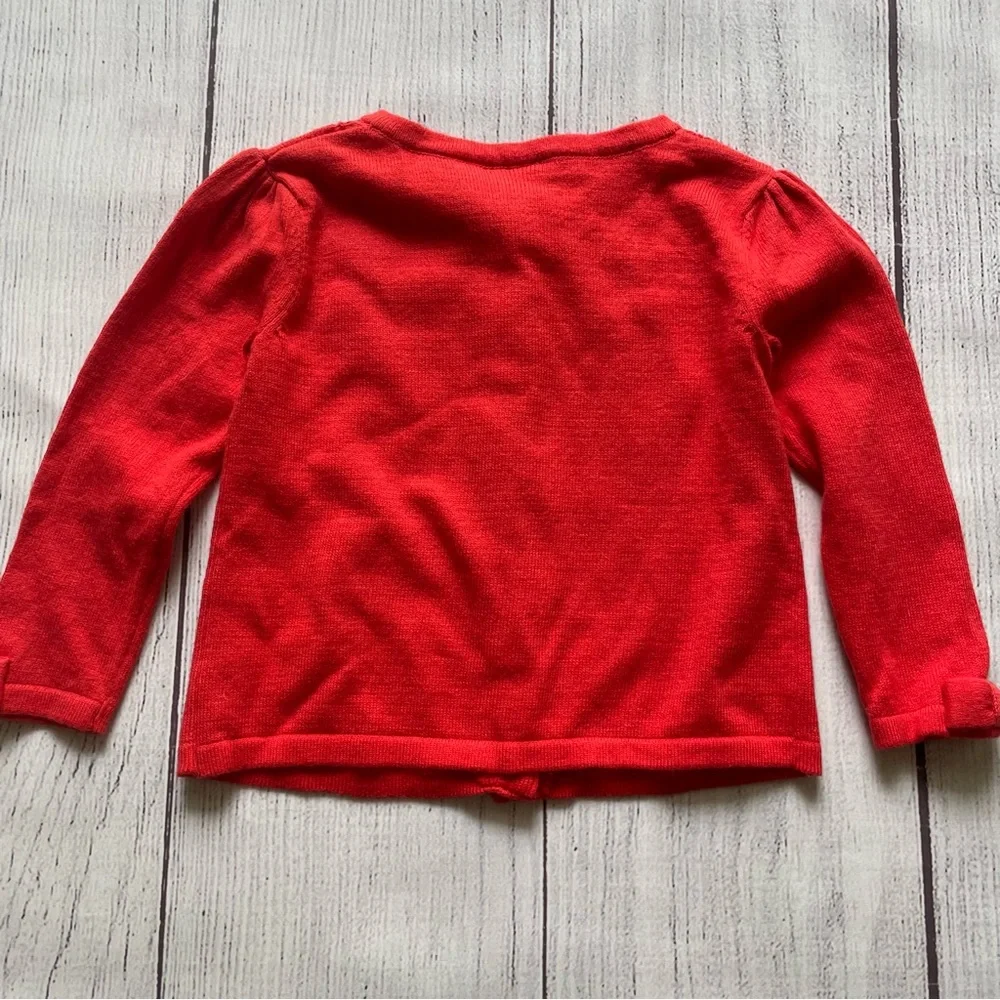 Gymboree Red Eyelet Cardigan Size 12-18 months